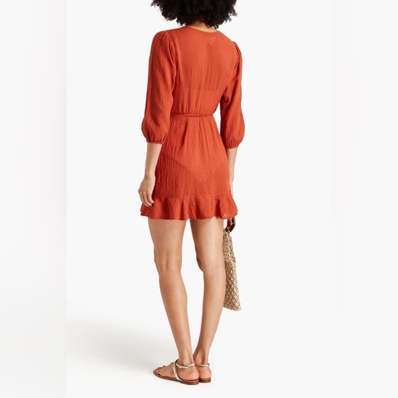 NWT! Honorine Alessandra Gauze Coverup dress- XS color waterfall - Picture 11 of 13